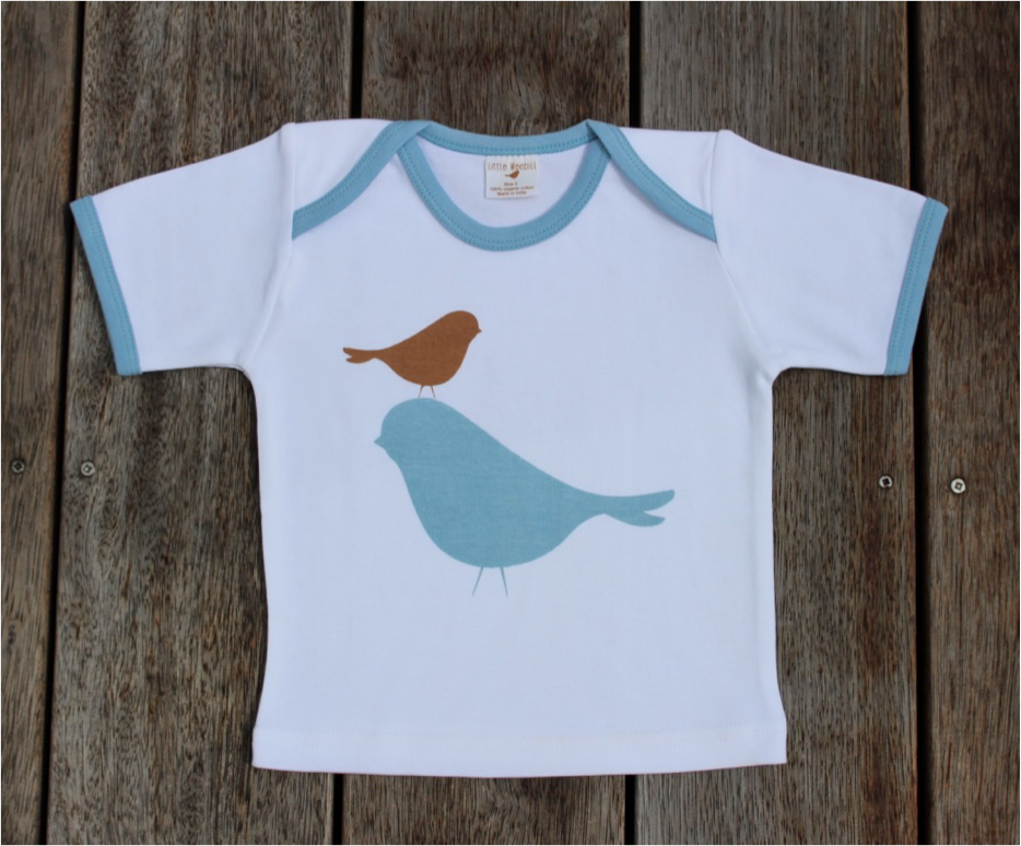 Two-Colour Piped T-Shirt