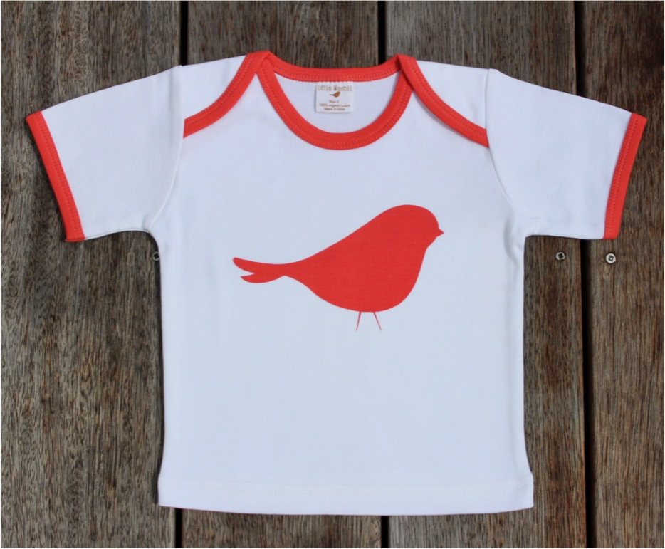 Piped Motif T-Shirt