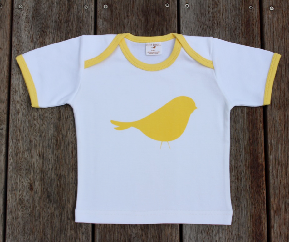 Piped Motif T-Shirt